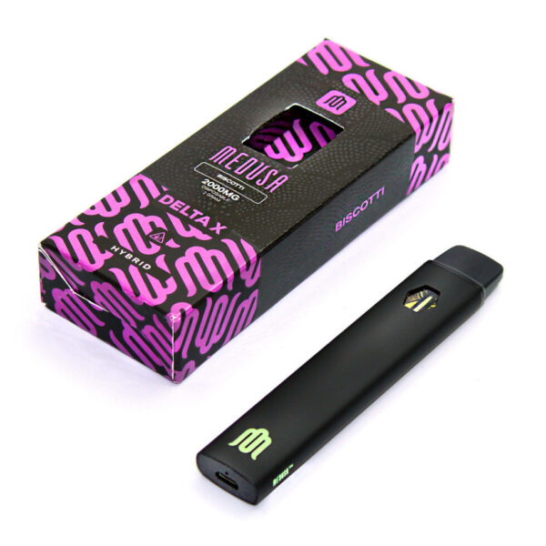 Medusa Vape disposable THC pen with strain-specific cannabis oil