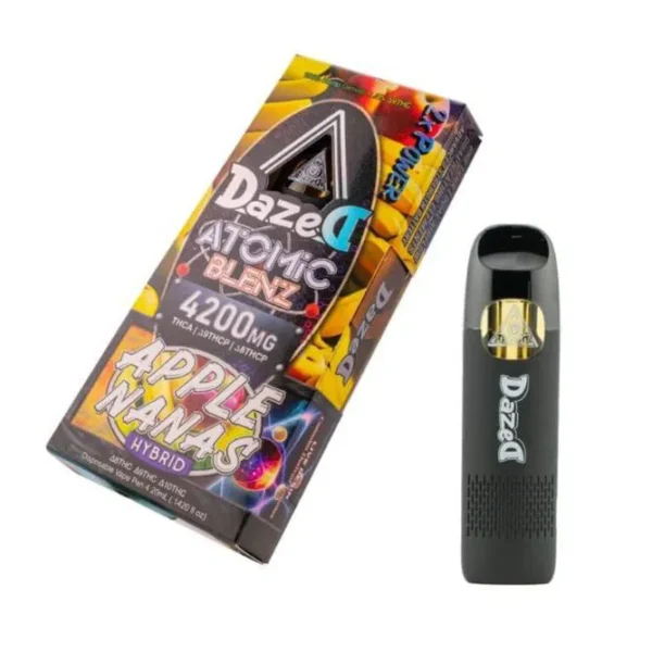 Dazed THC vape cartridge with sleek design and rich cannabis oil