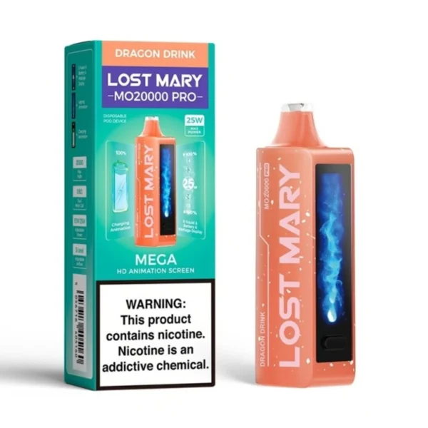 Red Wave Lost Mary disposable vape featuring bold red fruit flavor and sleek design