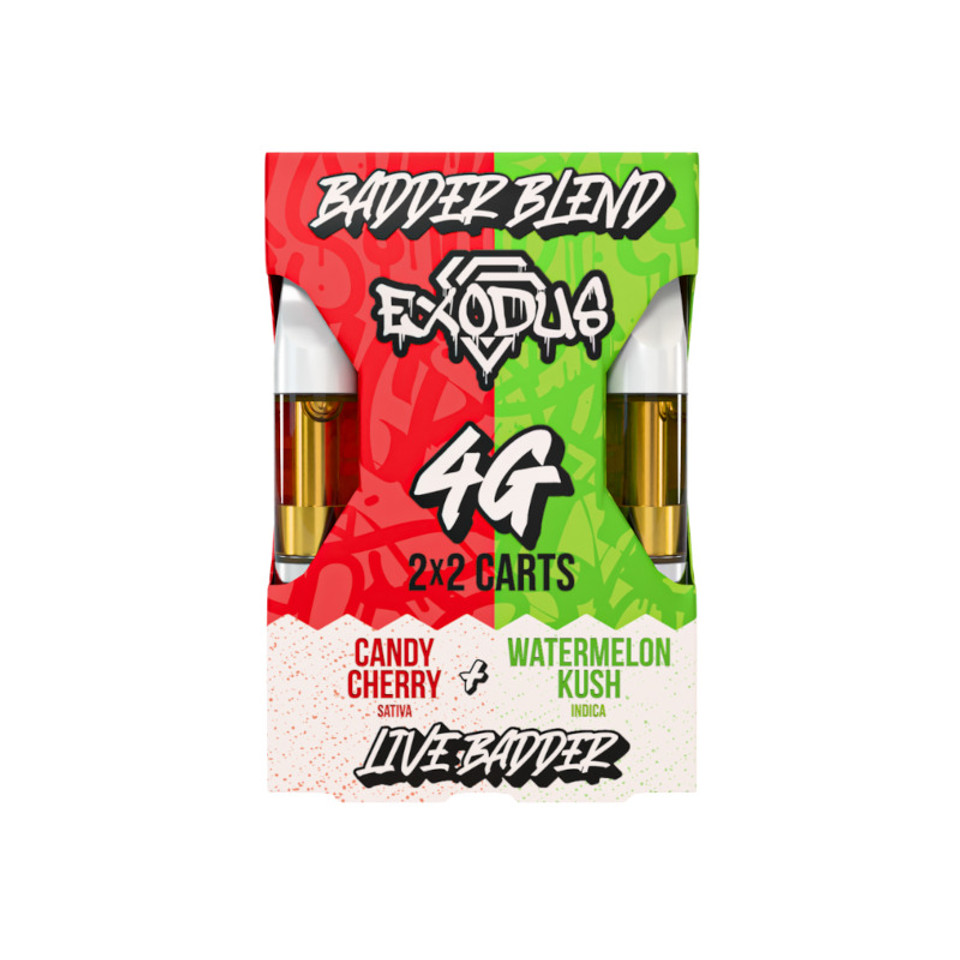 Exodus THC vape cartridge with diamond sauce concentrate and premium cannabinoid blend