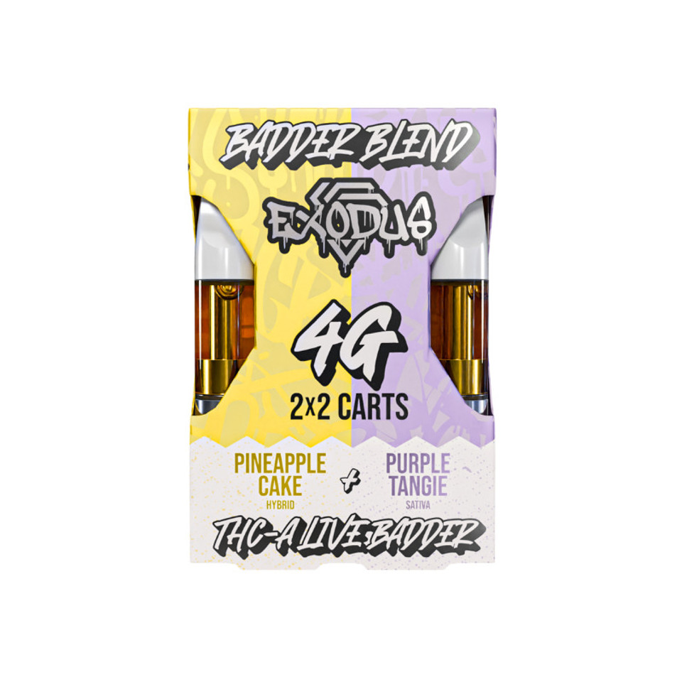 Exodus THC vape cartridge with diamond sauce concentrate and premium cannabinoid blend