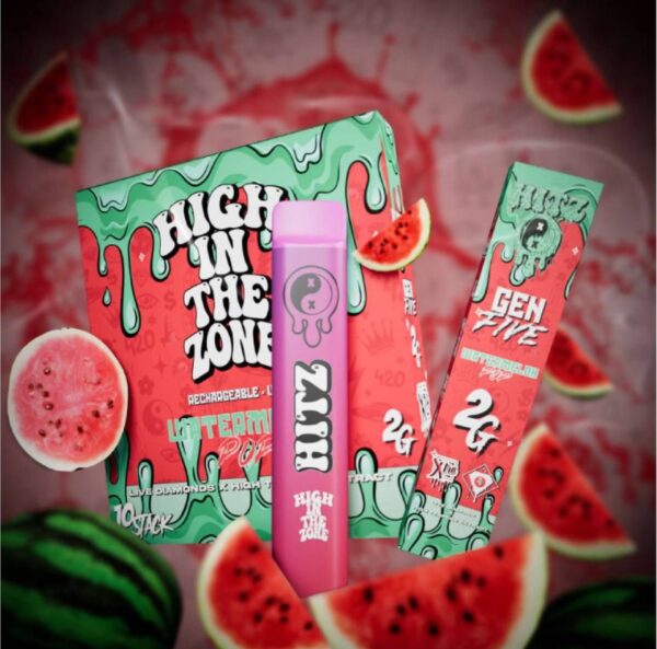 Hitz Carts premium cannabis vape cartridge in sleek 510-thread design