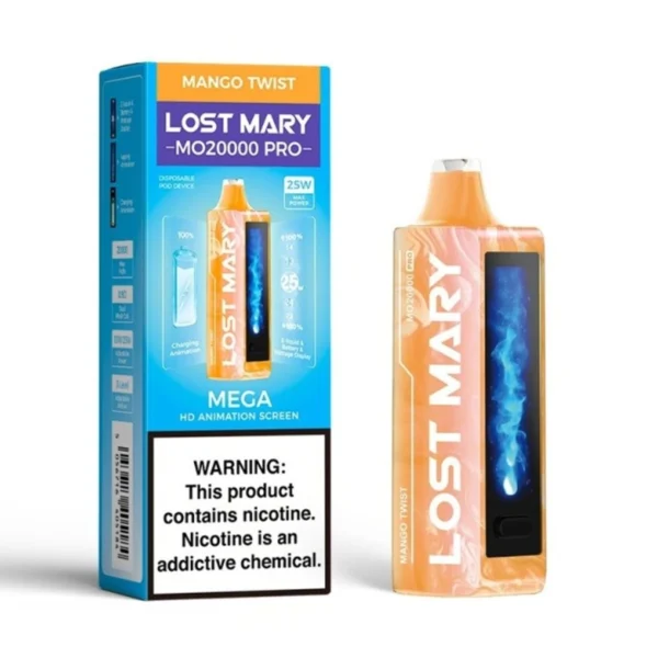 Red Wave Lost Mary disposable vape featuring bold red fruit flavor and sleek design