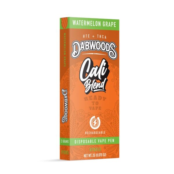 Dabwoods Disposable THC Vape Pen showing sleek design and strain labeling